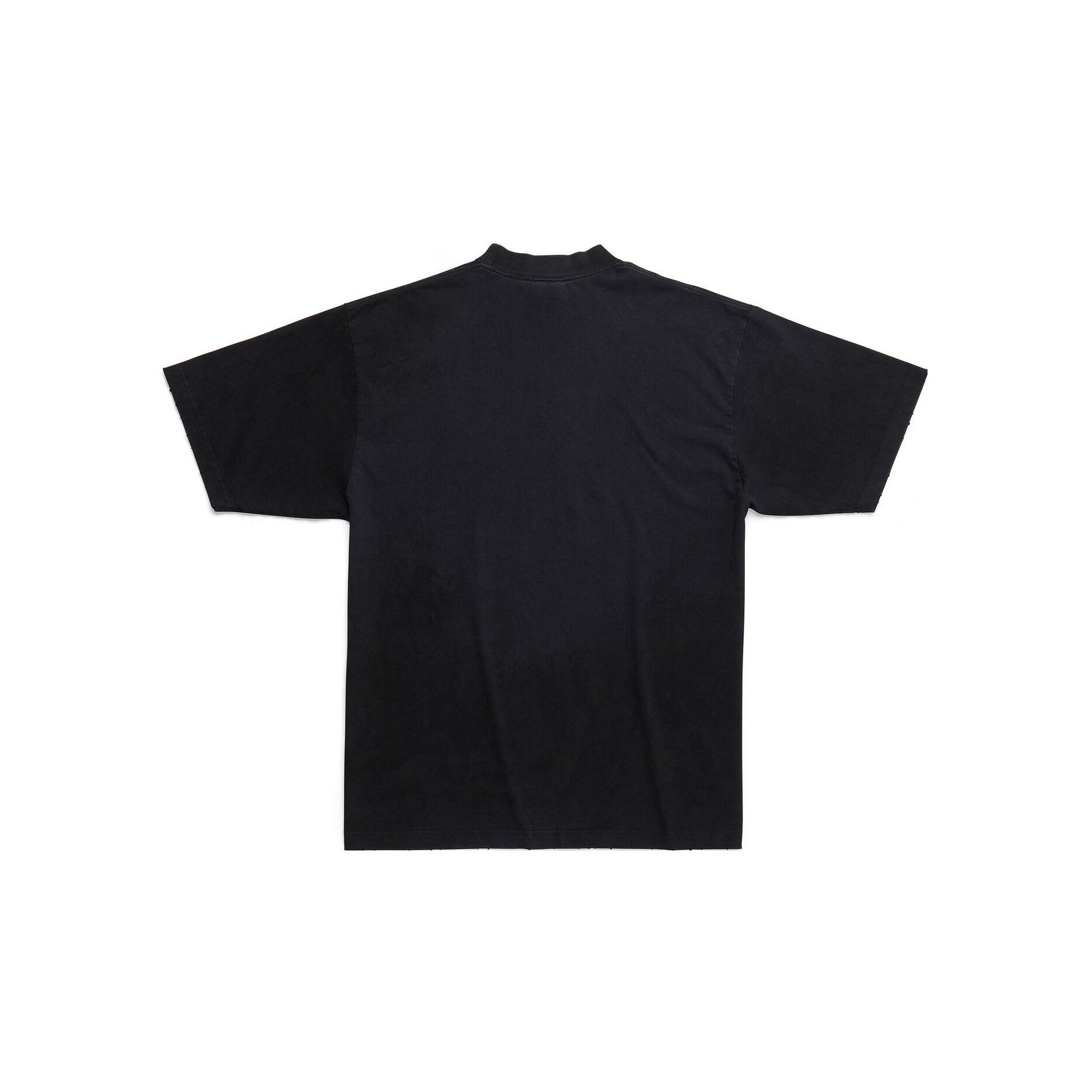 Kaos Pendek Balenciaga dengan Motif Gambar/Cetak, Cocok untuk Pria dan Wanita -BL-14