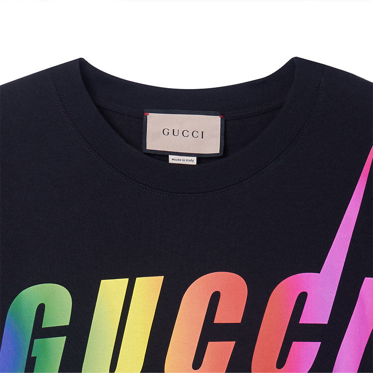 GUCCI Kaos Logo Seri Huruf, Unisex, COD '"   G-121