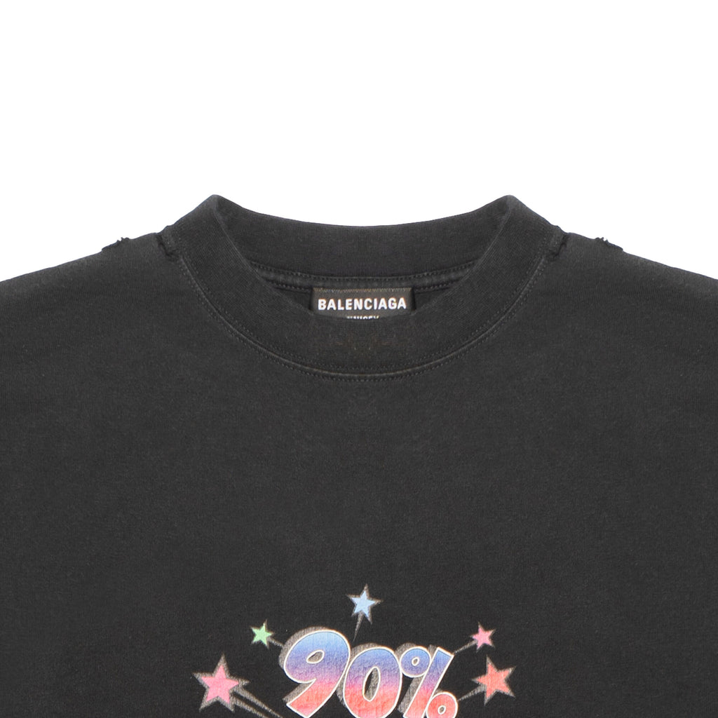 Kaos Pendek Balenciaga dengan Motif Gambar/Cetak, Cocok untuk Pria dan Wanita -BL-05