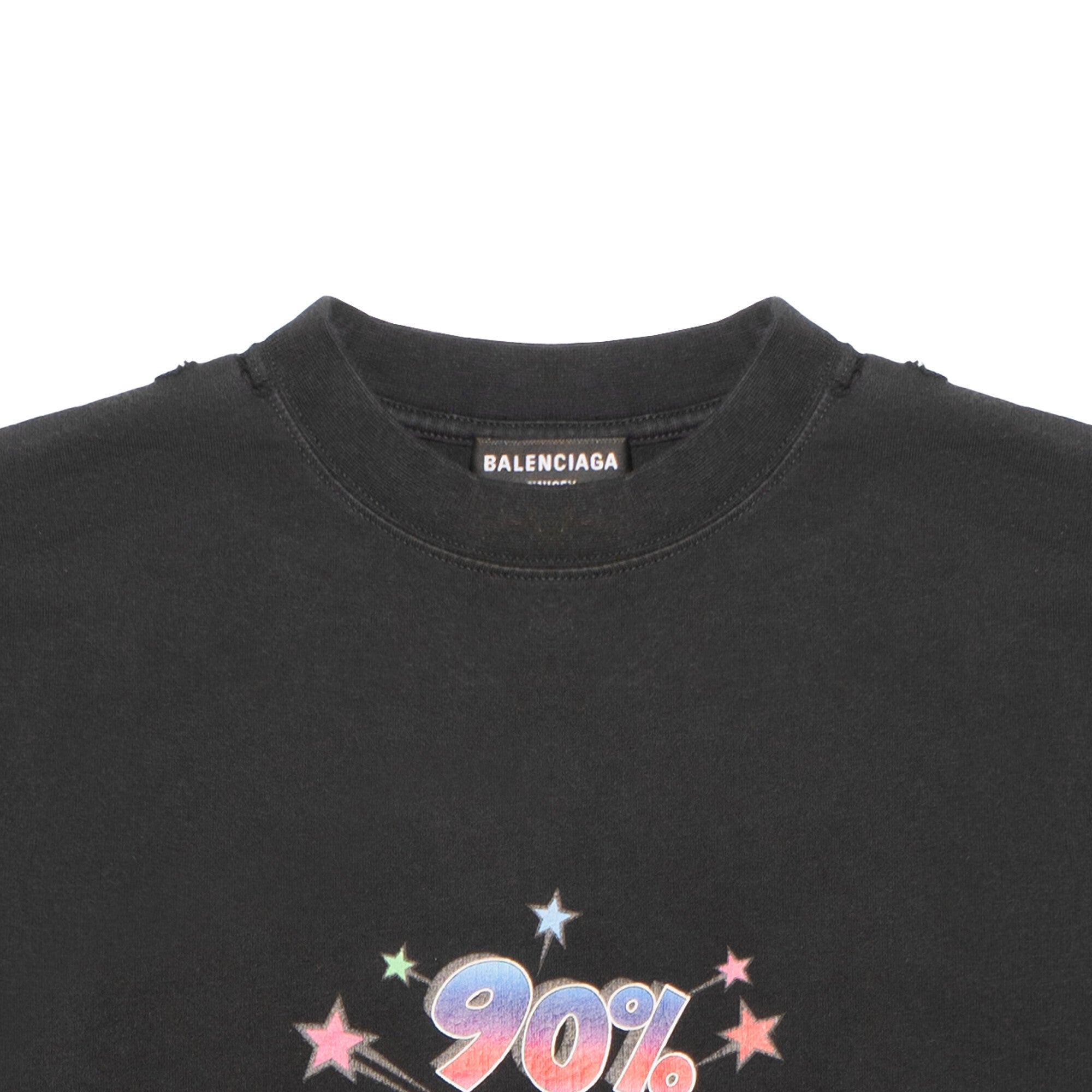 Kaos Pendek Balenciaga dengan Motif Gambar/Cetak, Cocok untuk Pria dan Wanita -BL-05