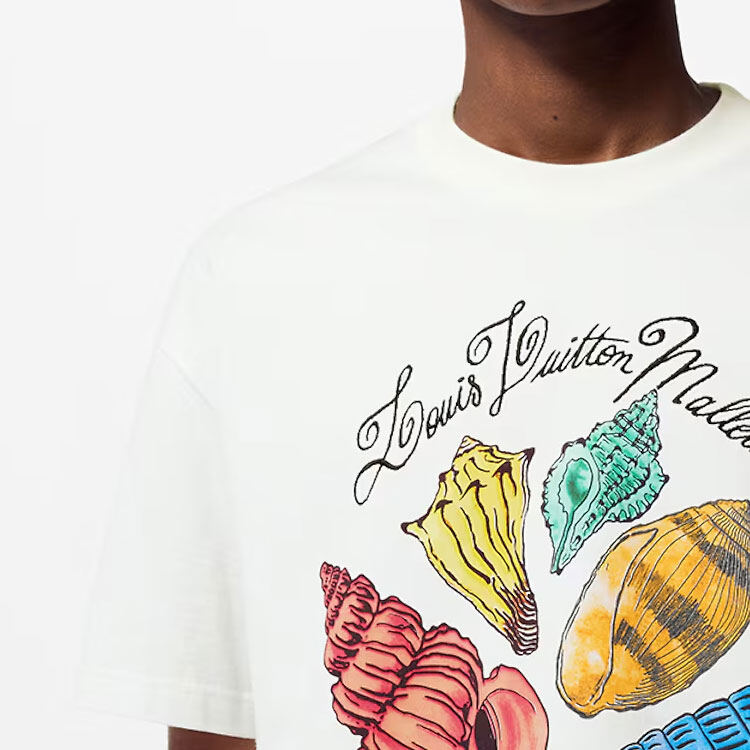 LV Kaos Logo Seri Huruf, Unisex, COD '-L-08