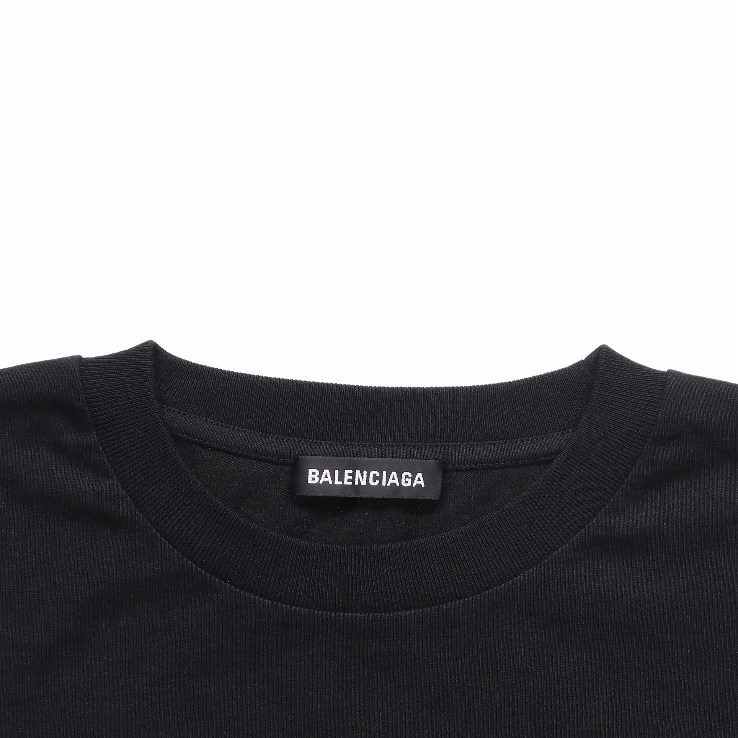 Kaos Pendek Balenciaga dengan Motif Gambar/Cetak, Cocok untuk Pria dan Wanita -BL-43