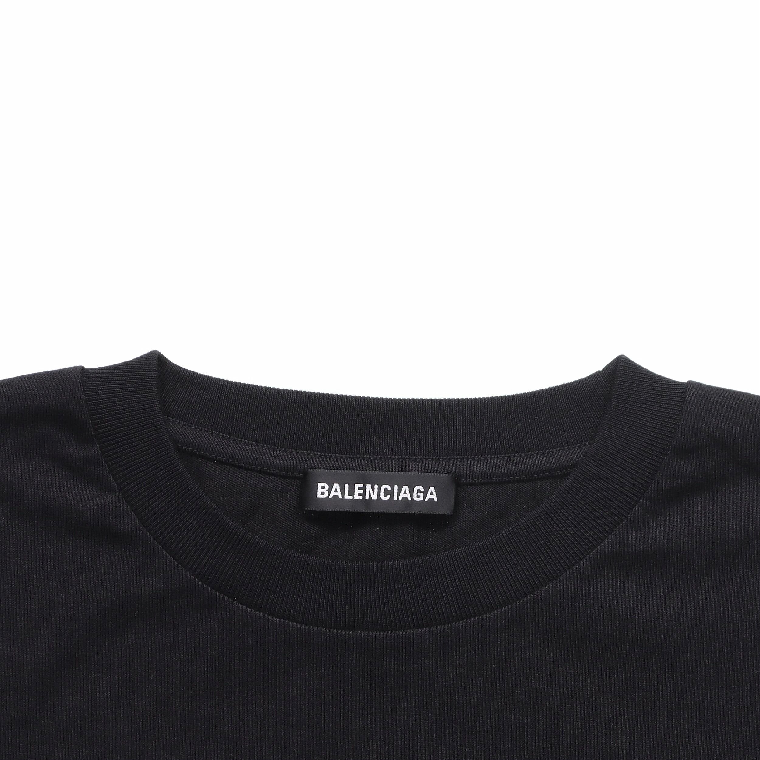 Kaos Pendek Balenciaga dengan Motif Gambar/Cetak, Cocok untuk Pria dan Wanita -BL-43