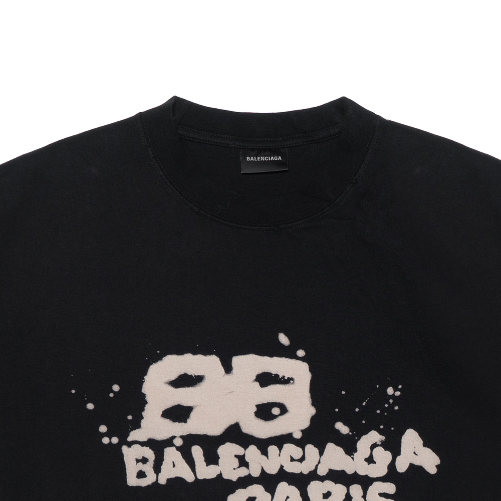 Kaos Pendek Balenciaga dengan Motif Gambar/Cetak, Cocok untuk Pria dan Wanita -BA-4