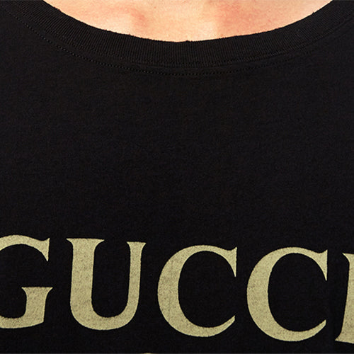 GUCCI Kaos Logo Seri Huruf, Unisex, COD '"    '"  G-12