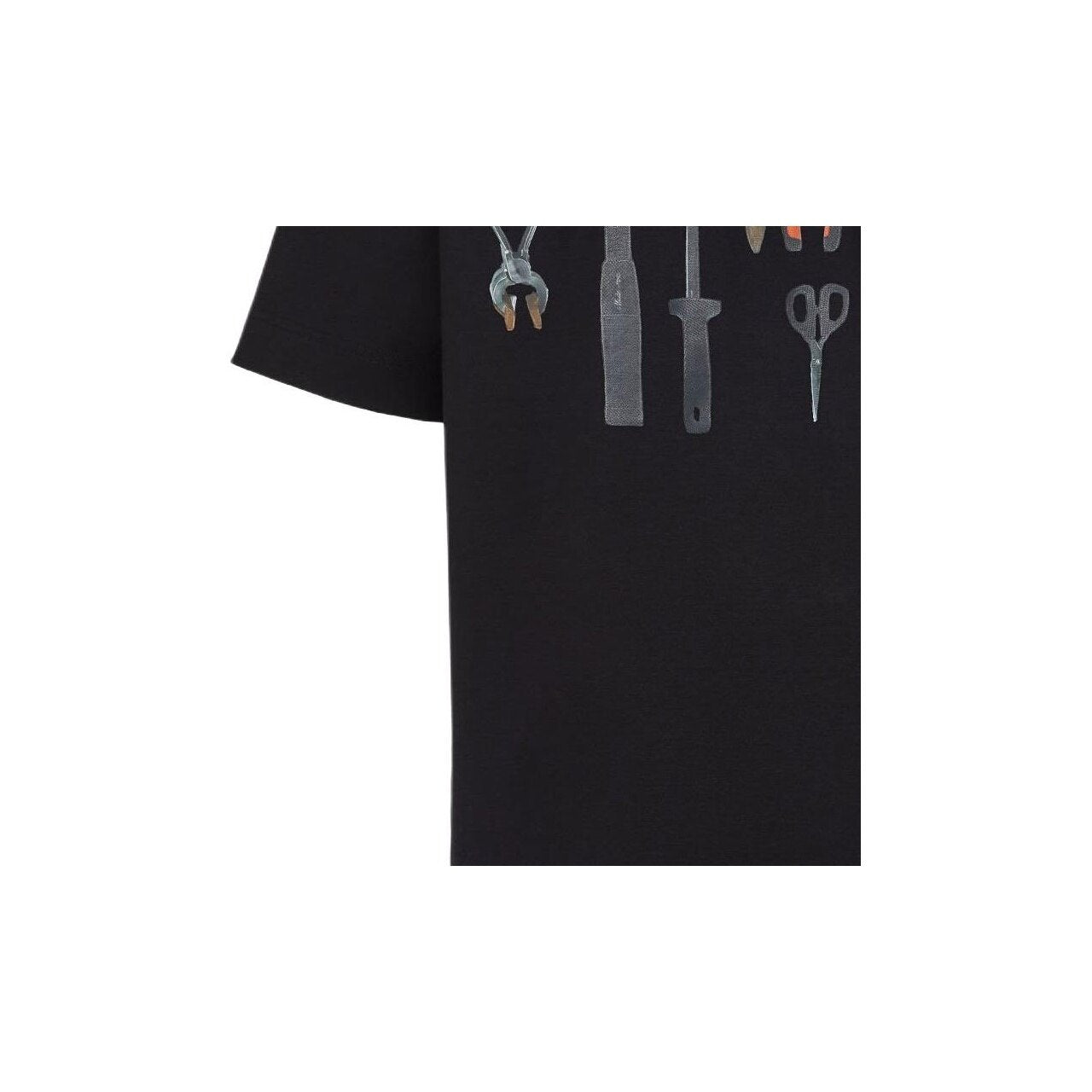 Kaos Pendek FENDI dengan Motif Gambar/Cetak, Cocok untuk Pria dan WanitaF-21