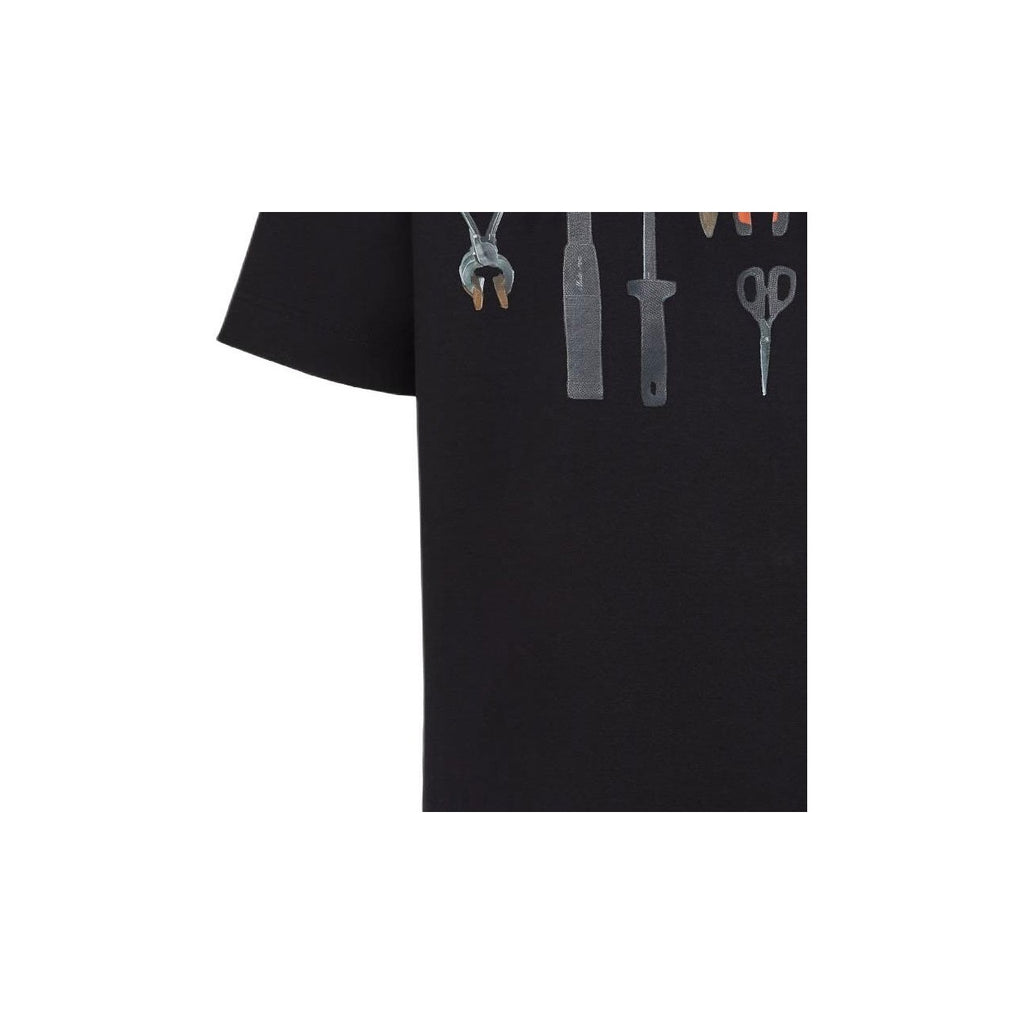 Kaos Pendek FENDI dengan Motif Gambar/Cetak, Cocok untuk Pria dan WanitaF-21