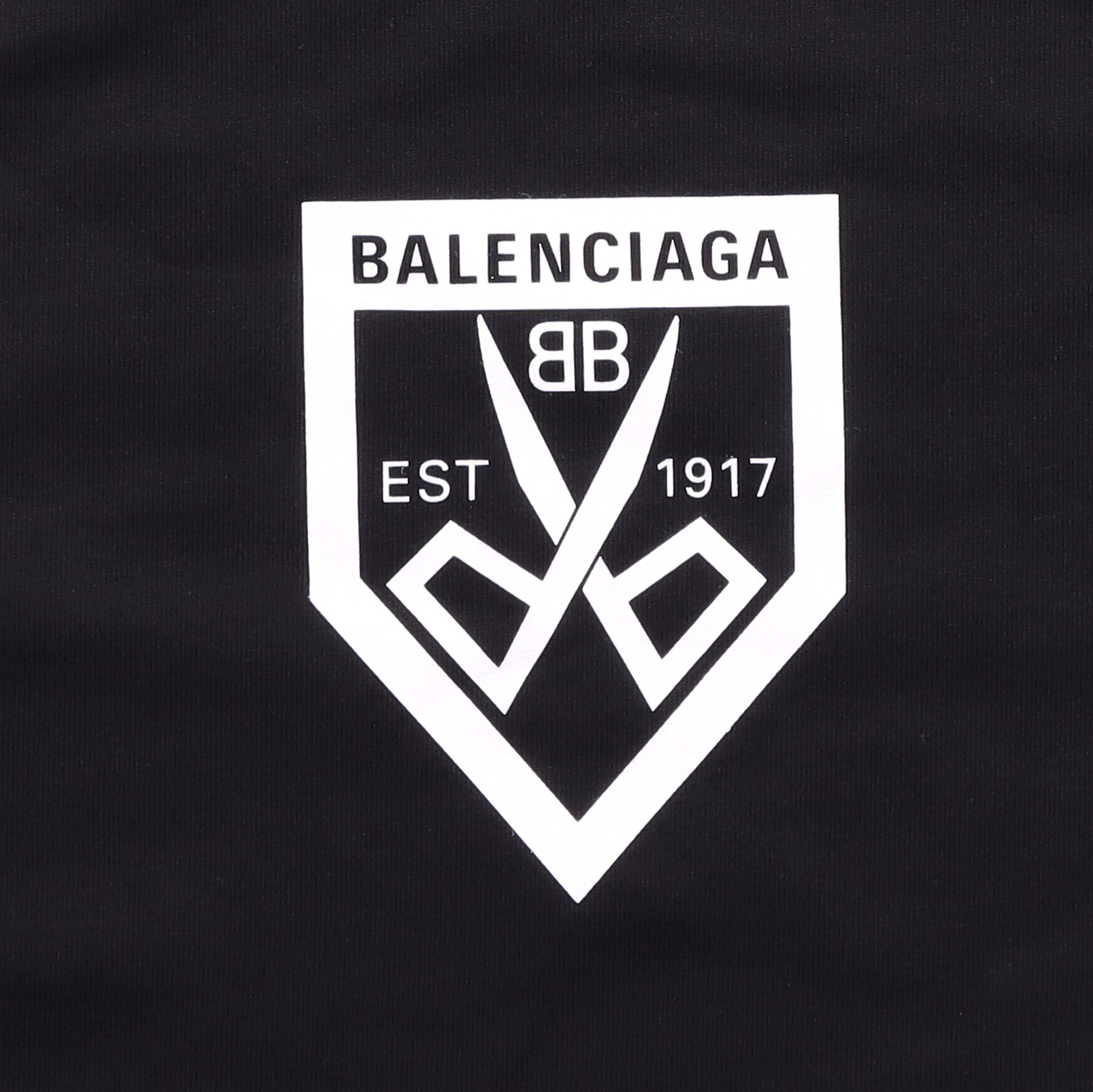 Kaos Pendek Balenciaga dengan Motif Gambar/Cetak, Cocok untuk Pria dan Wanita -BL-46