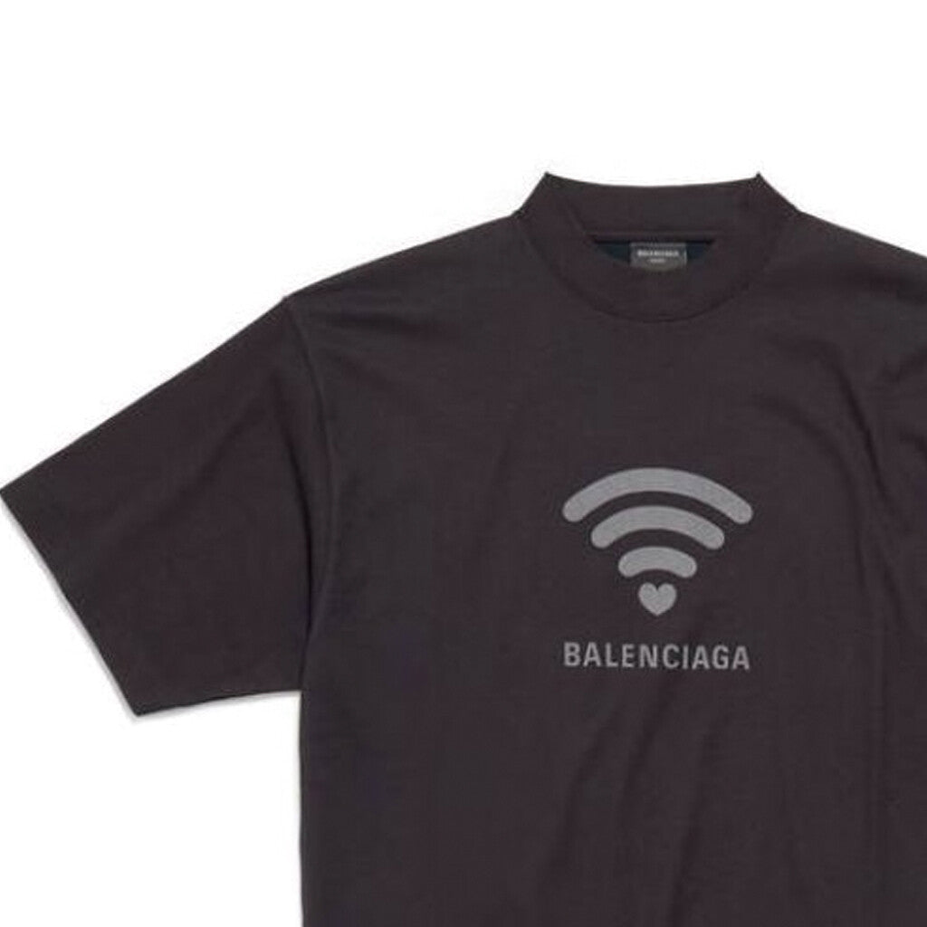 Kaos Pendek Balenciaga dengan Motif Gambar/Cetak, Cocok untuk Pria dan Wanita -BL-26