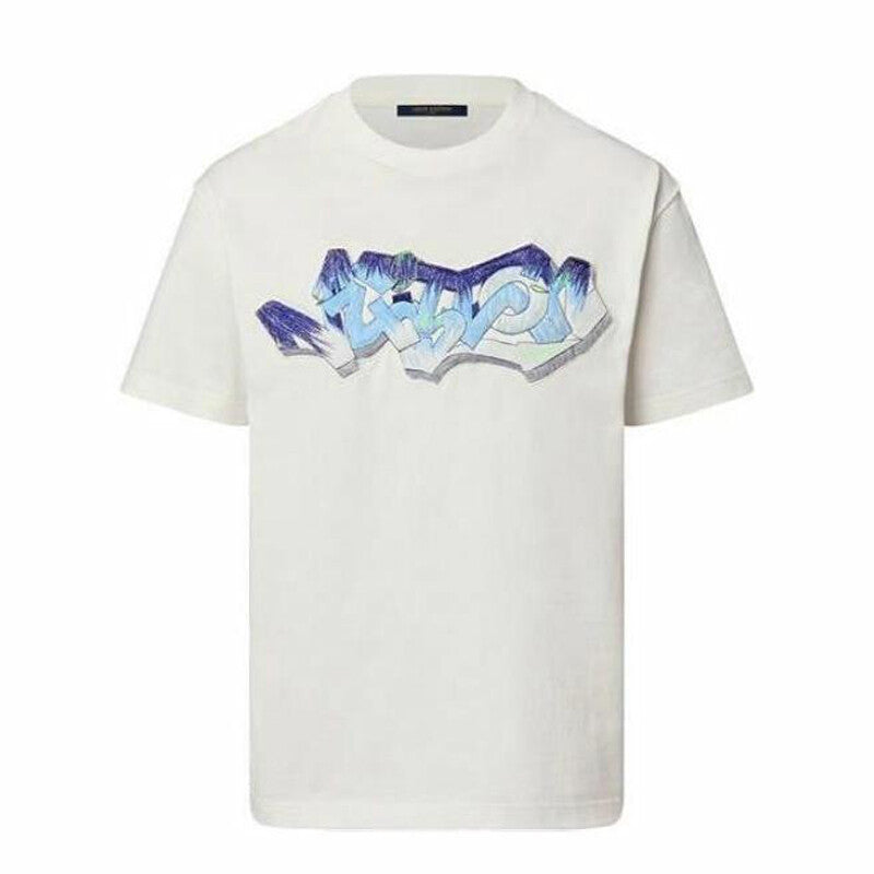 LV Kaos Logo Seri Huruf, Unisex, COD '-L-11