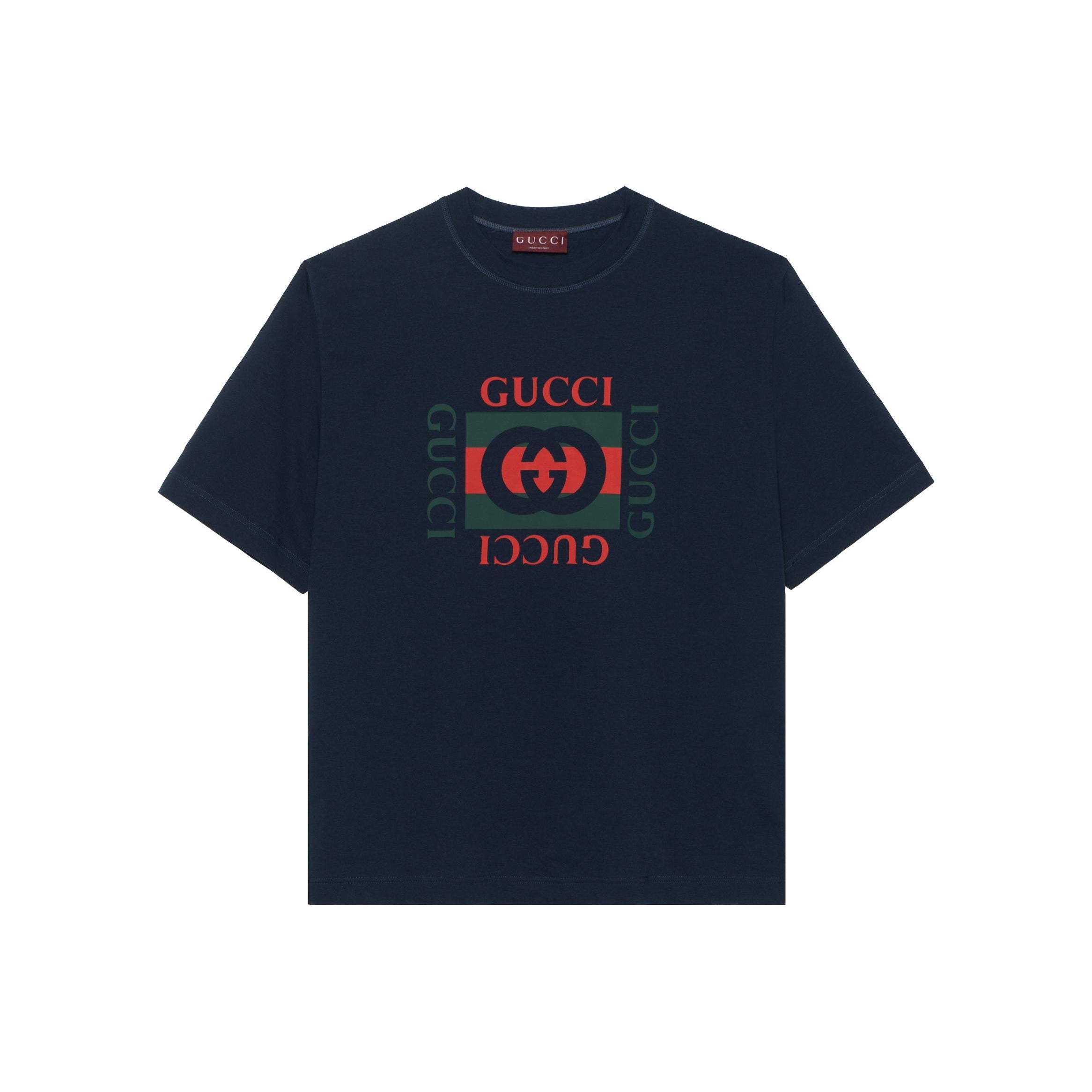 GUCCI Kaos Logo Seri Huruf, Unisex, COD '"    '"  G-52