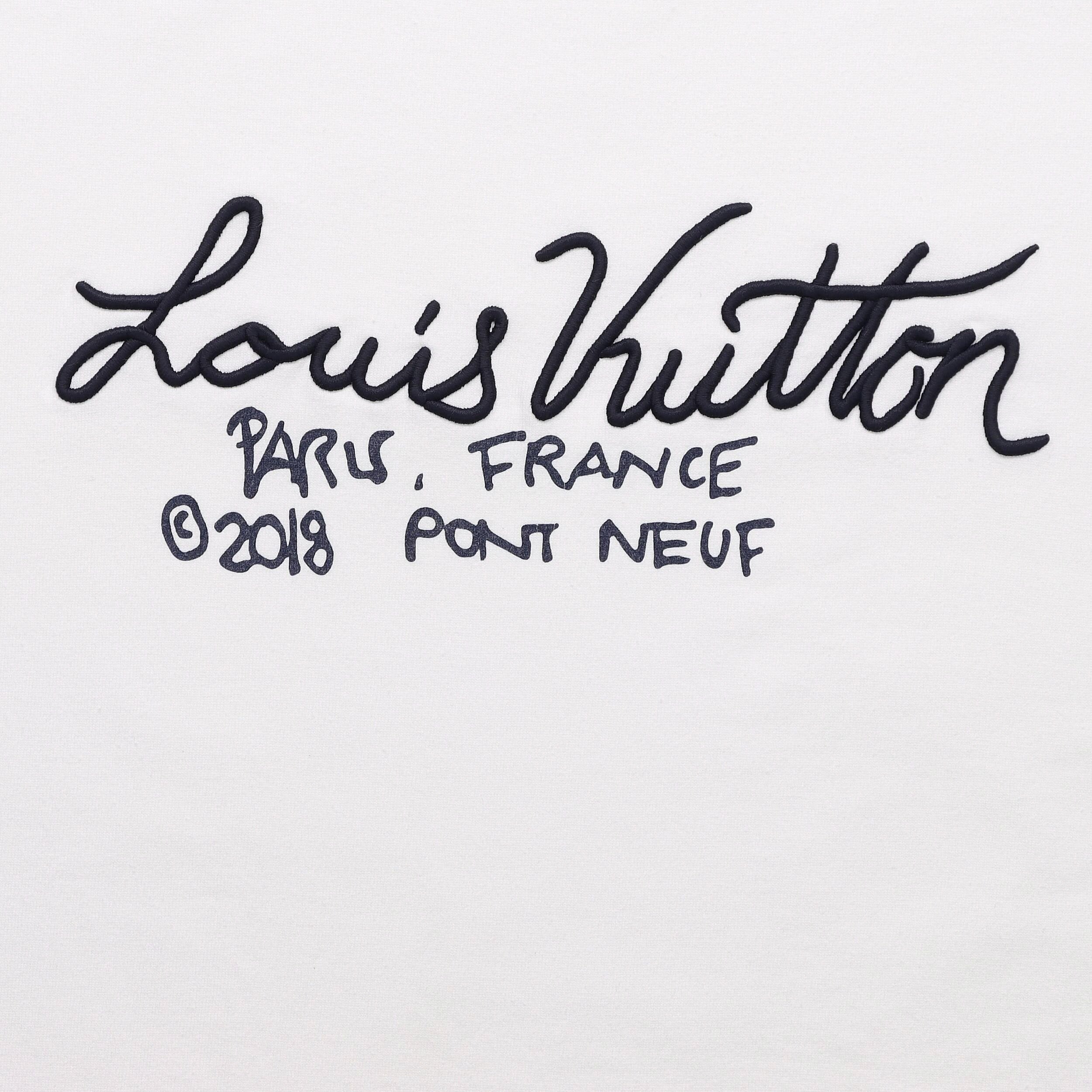 LV Kaos Logo Seri Huruf, Unisex, COD '-L-09