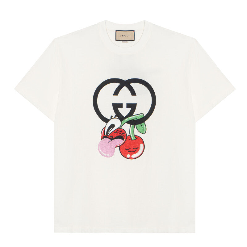 GUCCI Kaos Logo Seri Huruf, Unisex, COD '"    '"  G-58