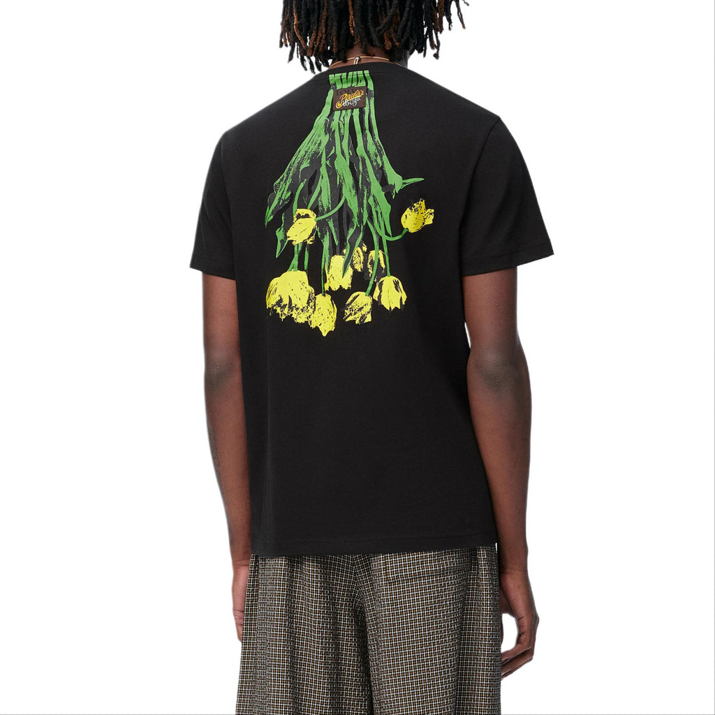 Kaos Pendek LOEWE dengan Motif Gambar/Cetak, Cocok untuk Pria dan Wanita -LE-23