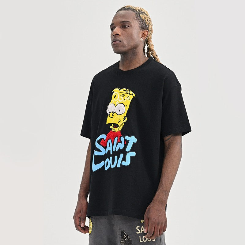 LV Kaos Logo Seri Huruf, Unisex, COD '-L-26