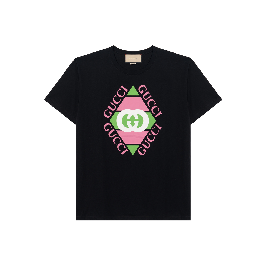 GUCCI Kaos Logo Seri Huruf, Unisex, COD '" "  G-102