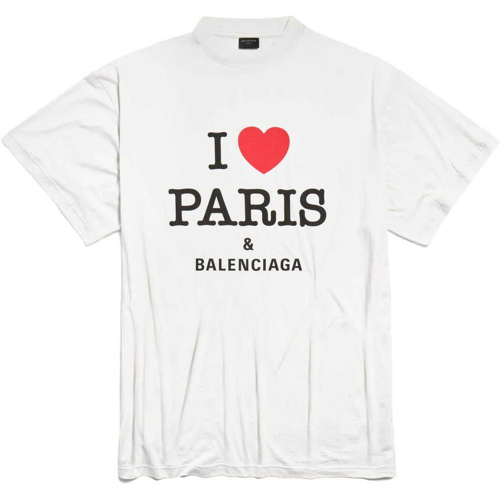 Kaos Pendek Balenciaga dengan Motif Gambar/Cetak, Cocok untuk Pria dan Wanita -BL-04