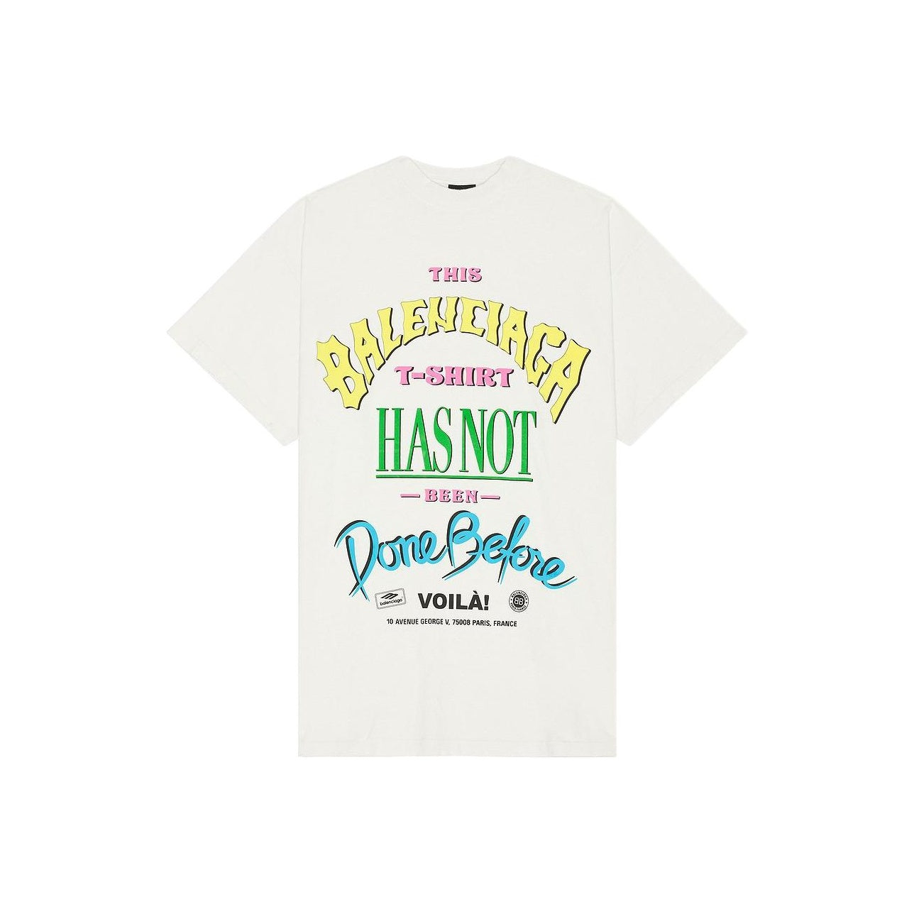 Kaos Pendek Balenciaga dengan Motif Gambar/Cetak, Cocok untuk Pria dan Wanita -BL-33