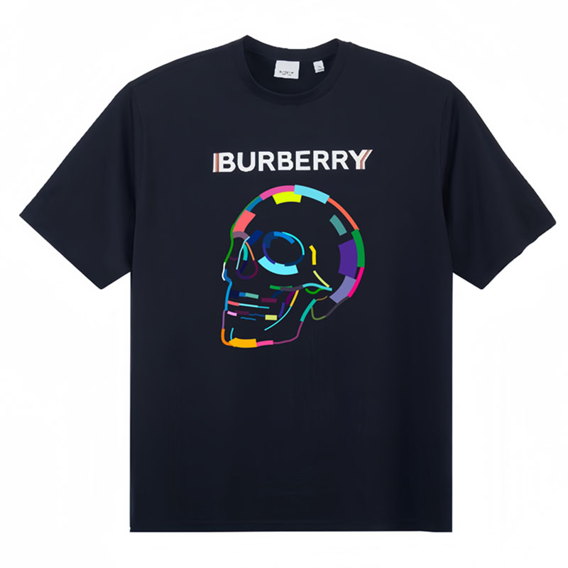 Burberry Kaos Logo Seri Huruf, Unisex, COD '"B-15