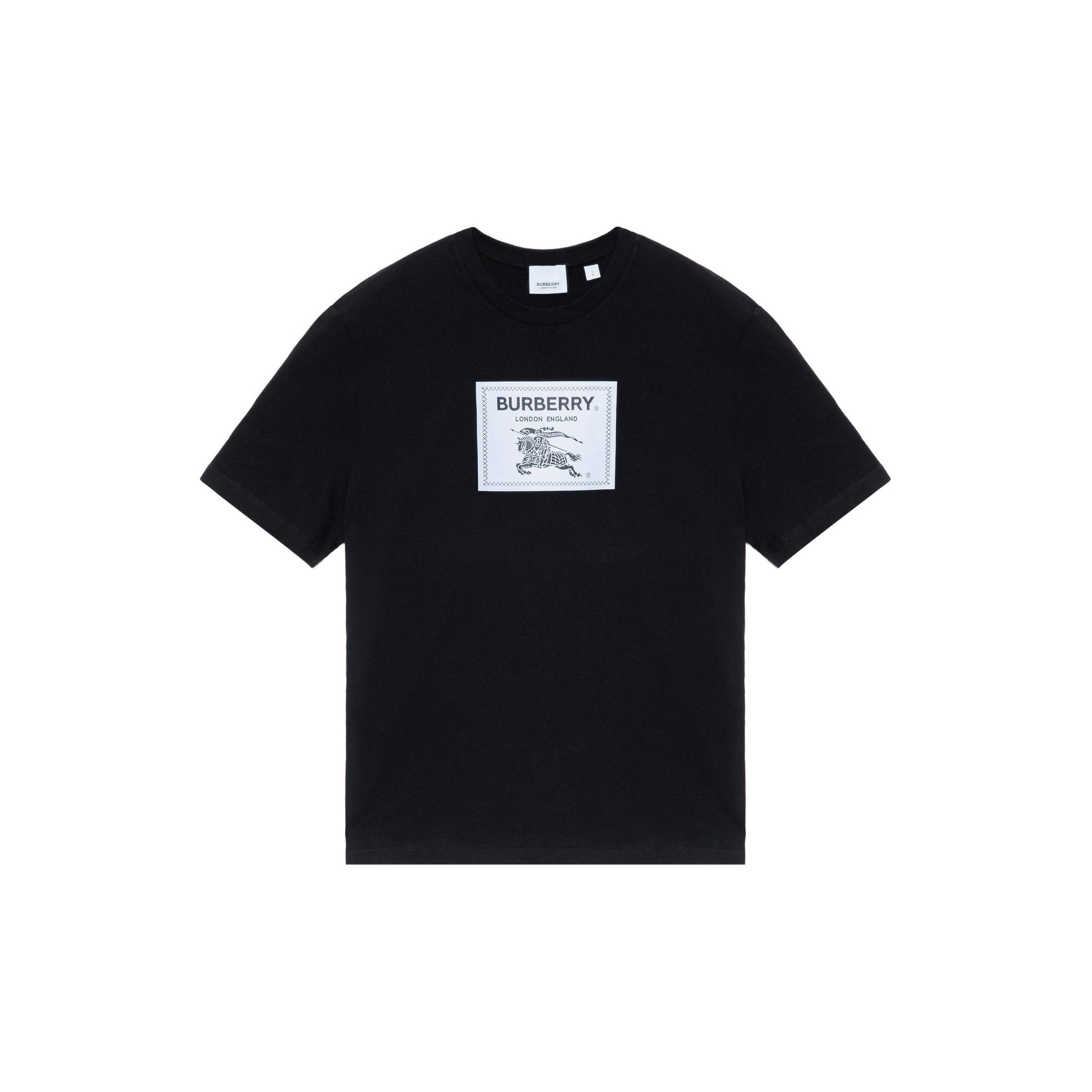 Burberry Kaos Logo Seri Huruf, Unisex, COD '"B-65