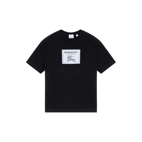 Burberry Kaos Logo Seri Huruf, Unisex, COD '"B-65