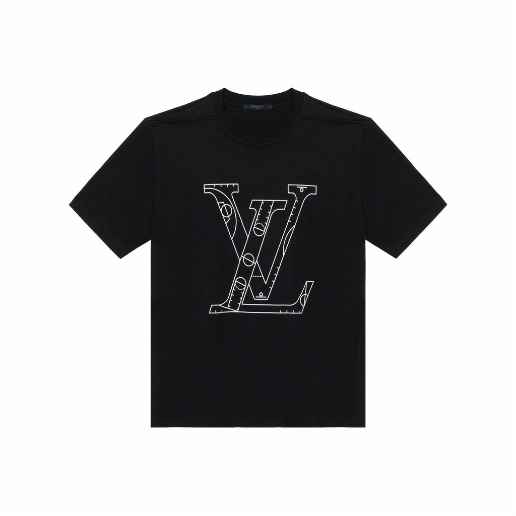 LV Kaos Logo Seri Huruf, Unisex, COD '-L-21
