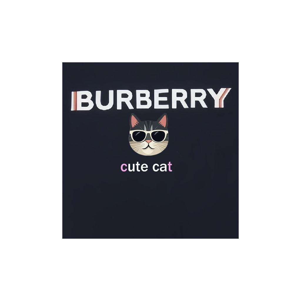Burberry Kaos Logo Seri Huruf, Unisex, COD '"B-19