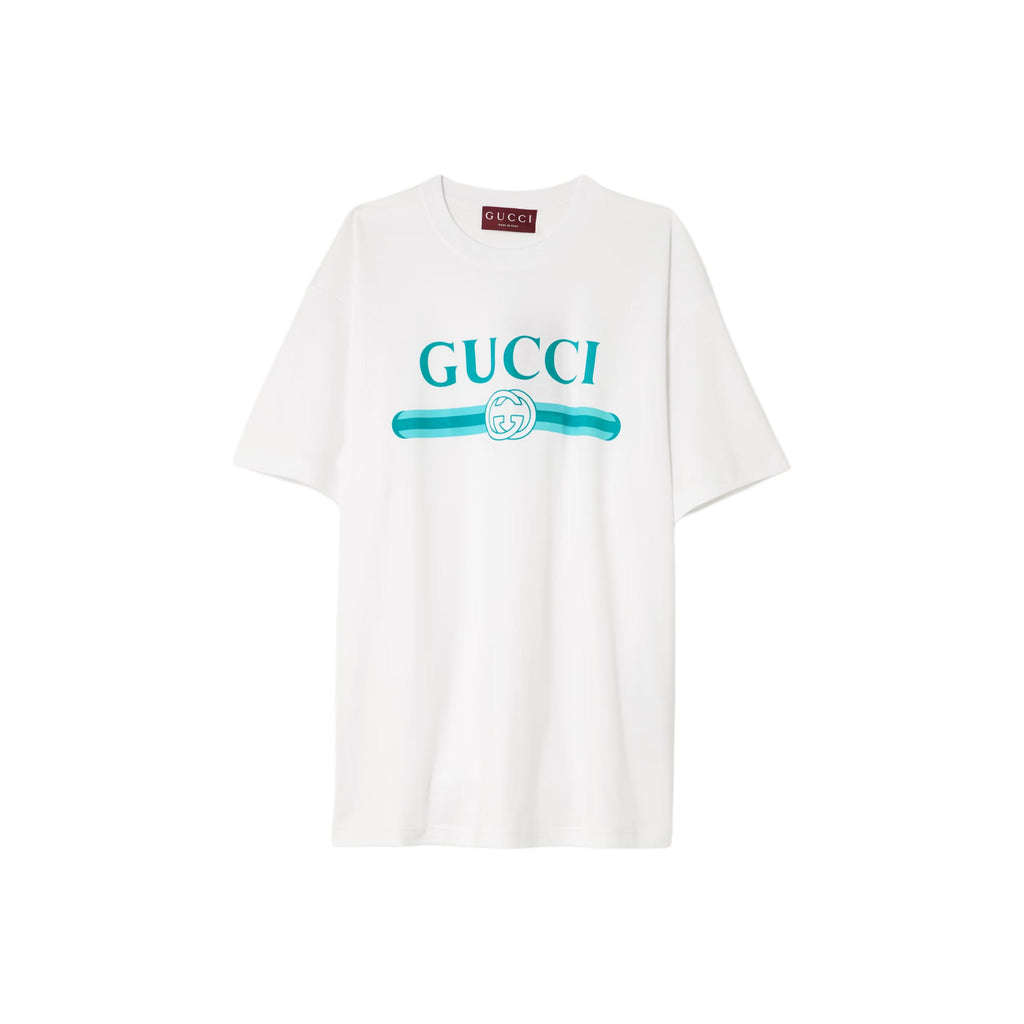 GUCCI Kaos Logo Seri Huruf, Unisex, COD '"    '"  G-48