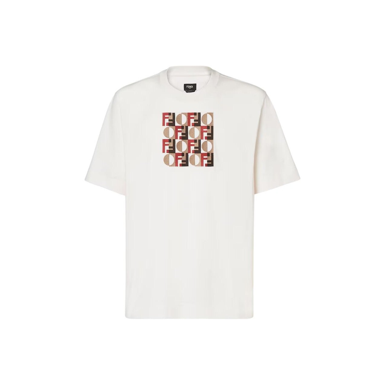 Kaos Pendek FENDI dengan Motif Gambar/Cetak, Cocok untuk Pria dan WanitaF-39