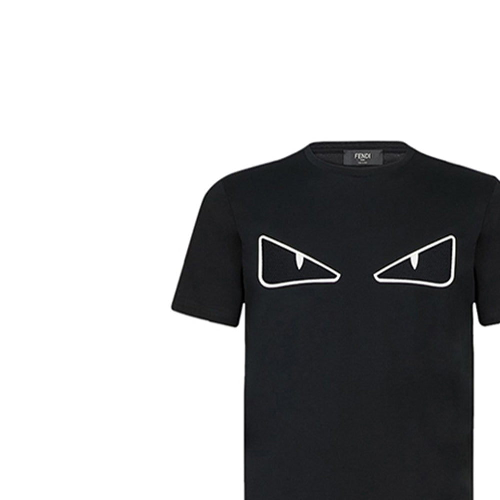 Kaos Pendek FENDI dengan Motif Gambar/Cetak, Cocok untuk Pria dan WanitaF-50