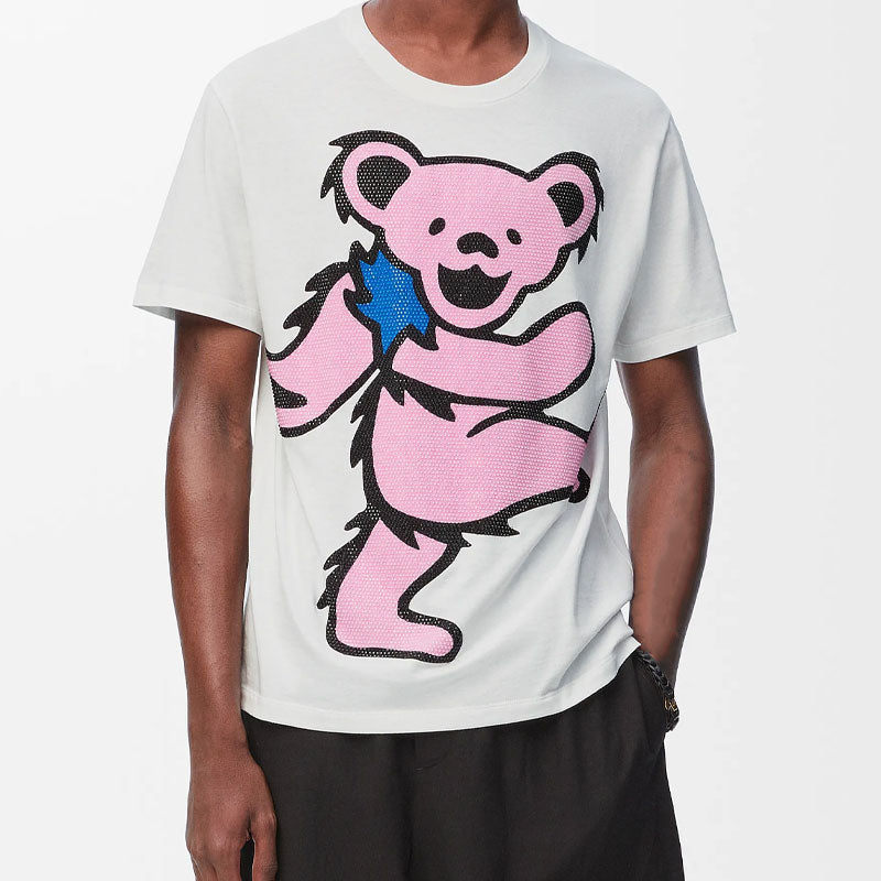 Kaos Pendek LOEWE dengan Motif Gambar/Cetak, Cocok untuk Pria dan Wanita -LE-21