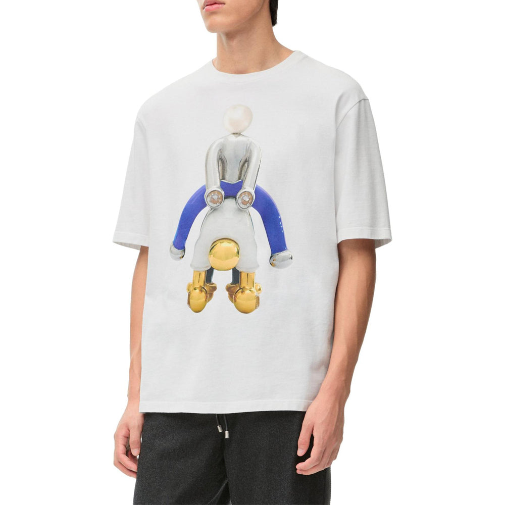 Kaos Pendek LOEWE dengan Motif Gambar/Cetak, Cocok untuk Pria dan Wanita -LE-15