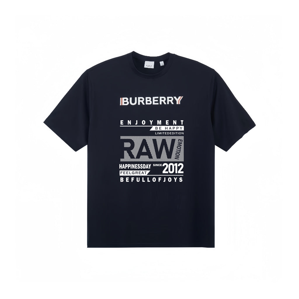 Burberry Kaos Logo Seri Huruf, Unisex, COD '"B-30