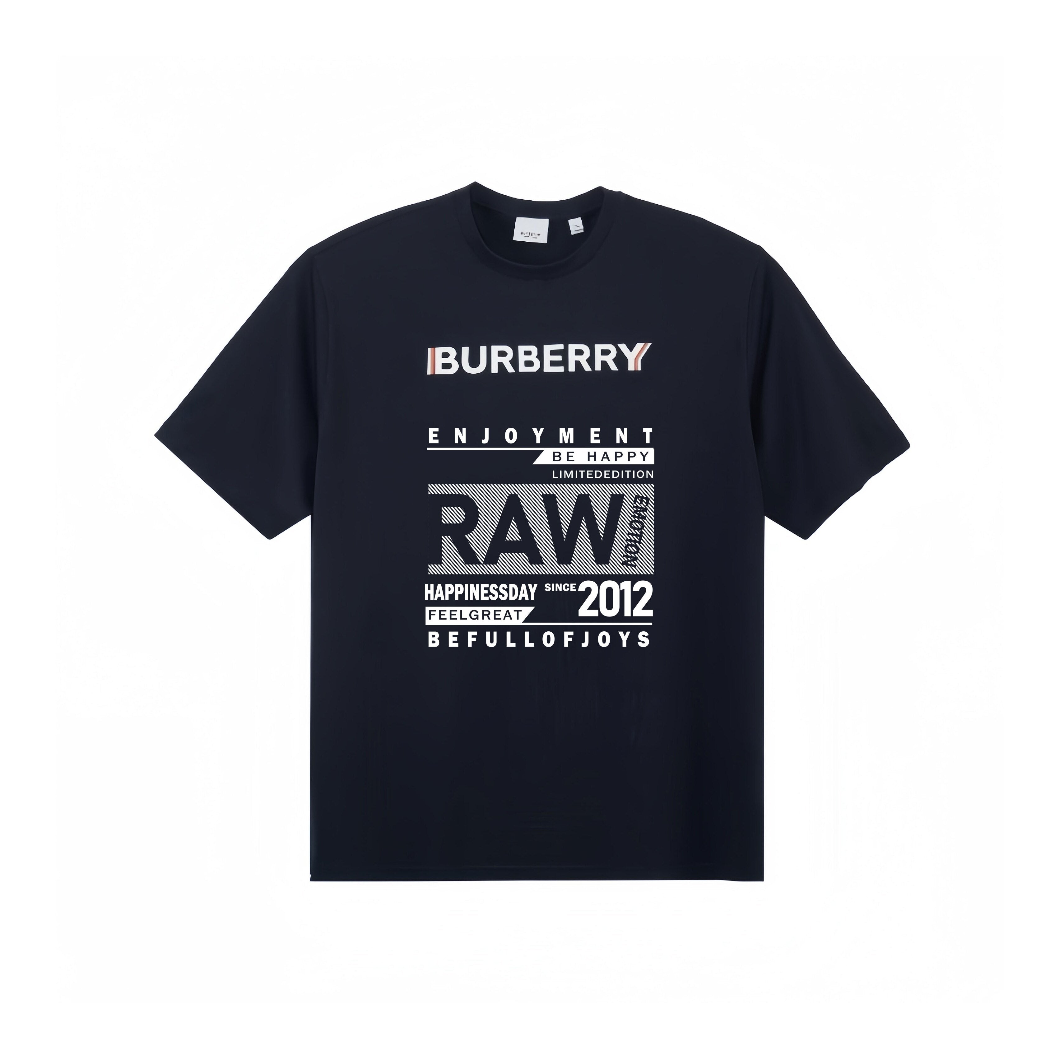 Burberry Kaos Logo Seri Huruf, Unisex, COD '"B-30