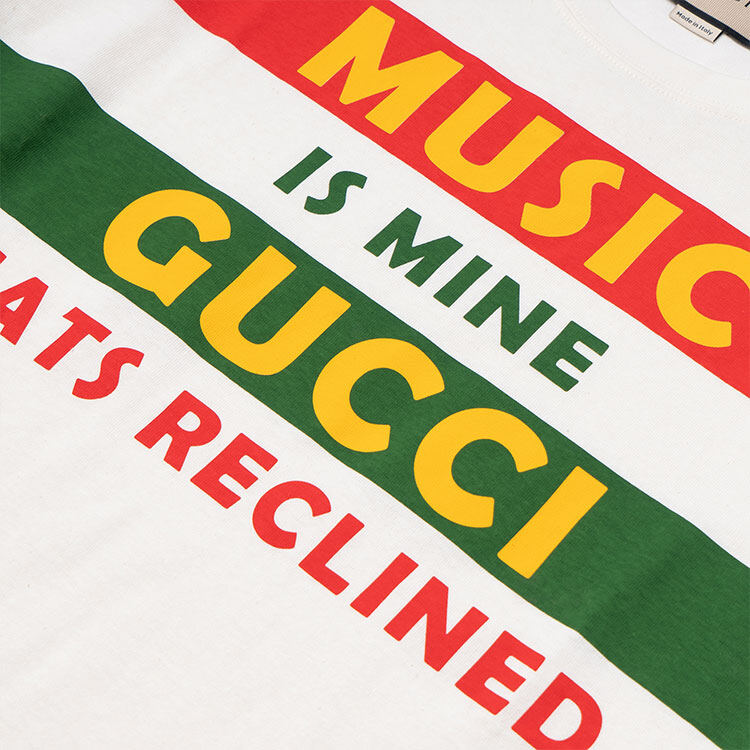 GUCCI Kaos Logo Seri Huruf, Unisex, COD" G-59