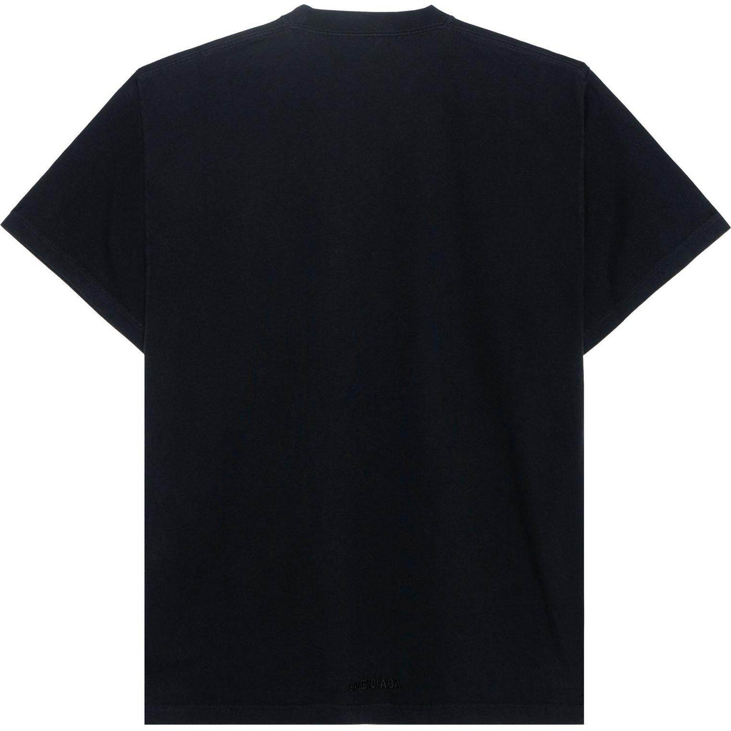 Kaos Pendek Balenciaga dengan Motif Gambar/Cetak, Cocok untuk Pria dan Wanita -BL-07