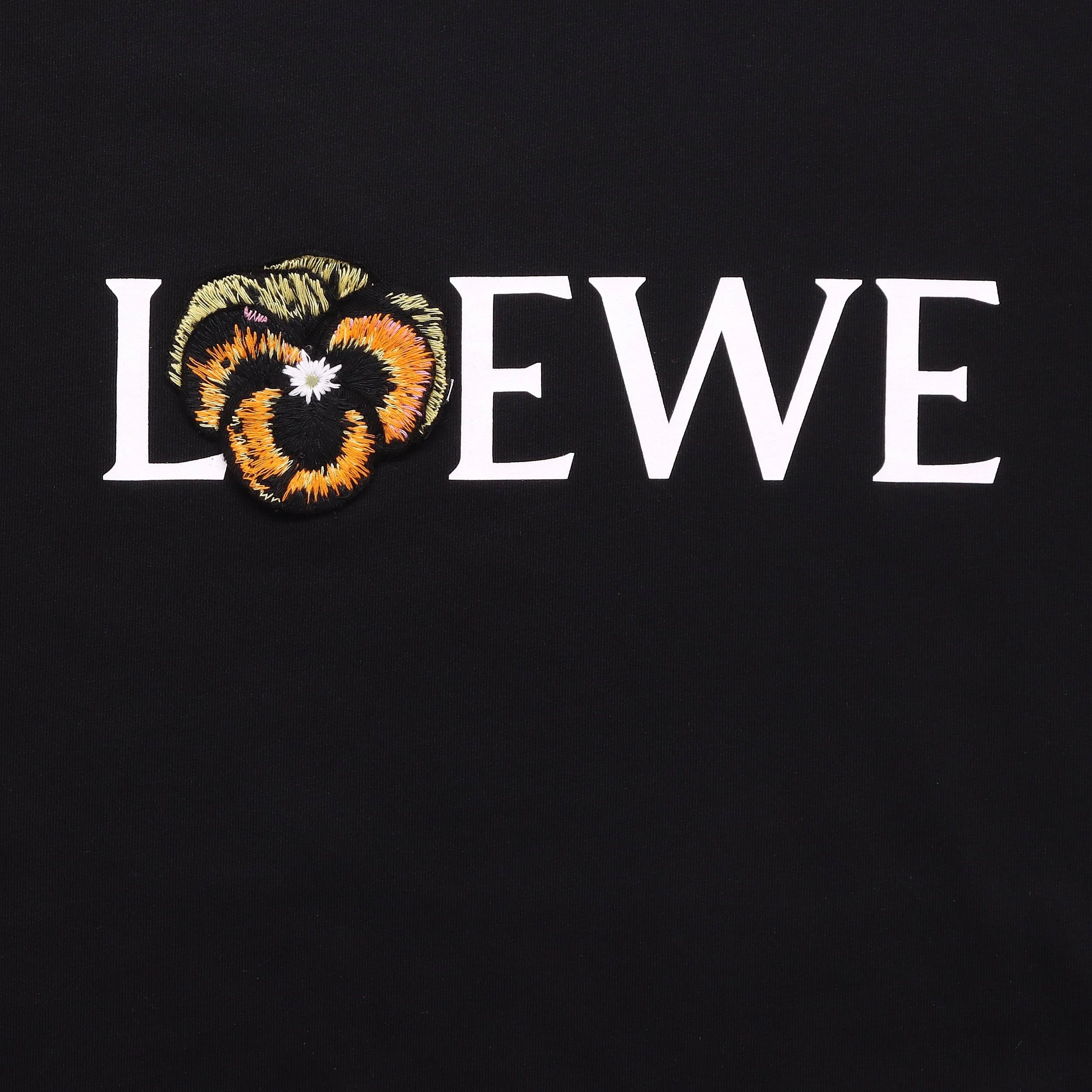 Kaos Pendek LOEWE dengan Motif Gambar/Cetak, Cocok untuk Pria dan Wanita -LE-20