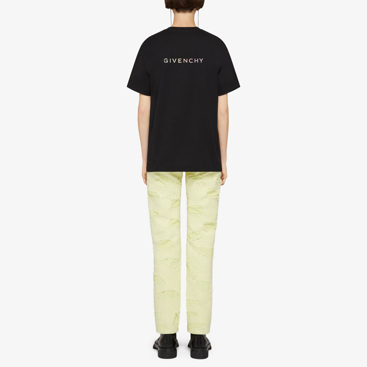 Kaos Givenchy Bermotif, Unisex -J-10