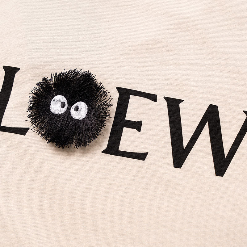 Kaos Pendek LOEWE dengan Motif Gambar/Cetak, Cocok untuk Pria dan Wanita -LE-10