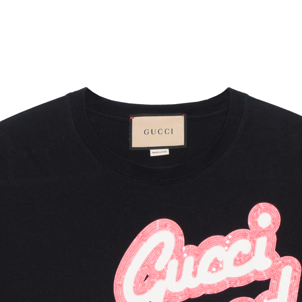 GUCCI Kaos Logo Seri Huruf, Unisex, COD '"    '"  G-37