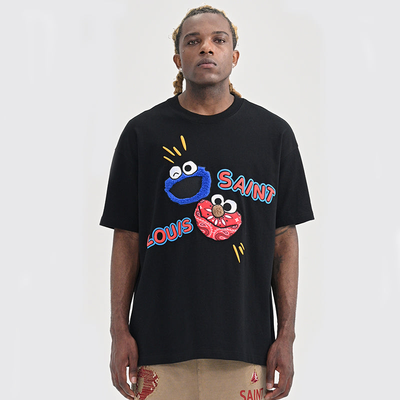 LV Kaos Logo Seri Huruf, Unisex, COD '-L-32