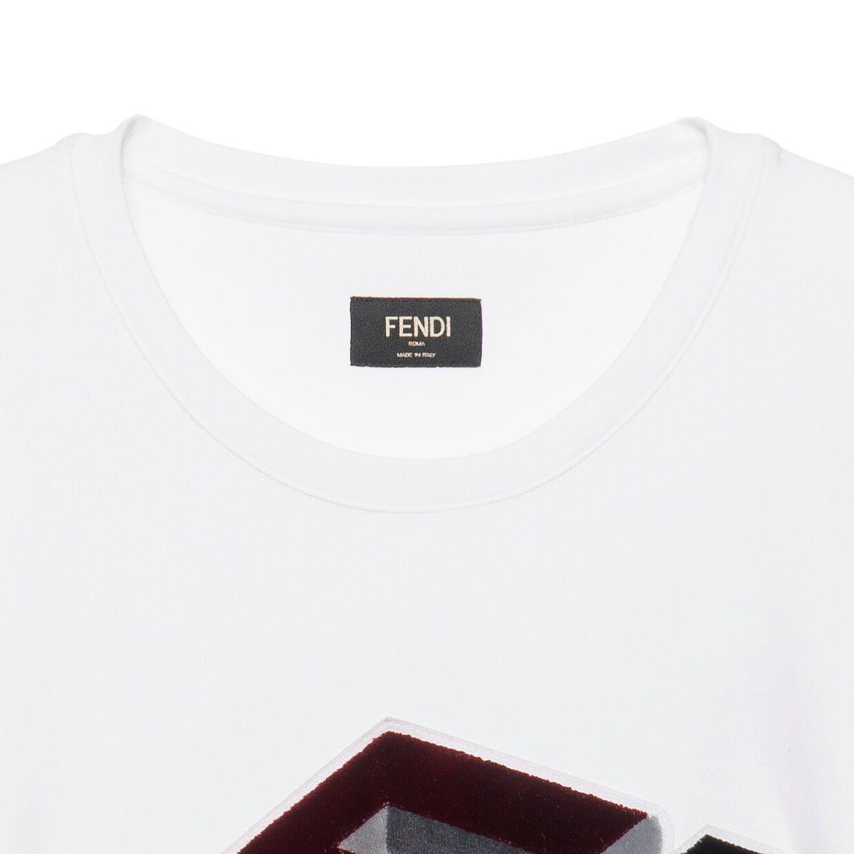 Kaos Pendek FENDI dengan Motif Gambar/Cetak, Cocok untuk Pria dan WanitaF-11