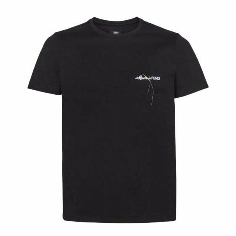 Kaos Pendek FENDI dengan Motif Gambar/Cetak, Cocok untuk Pria dan WanitaF-53