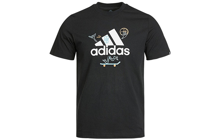 adidas Kaos Logo Seri Huruf, Unisex, COD '" AD-60
