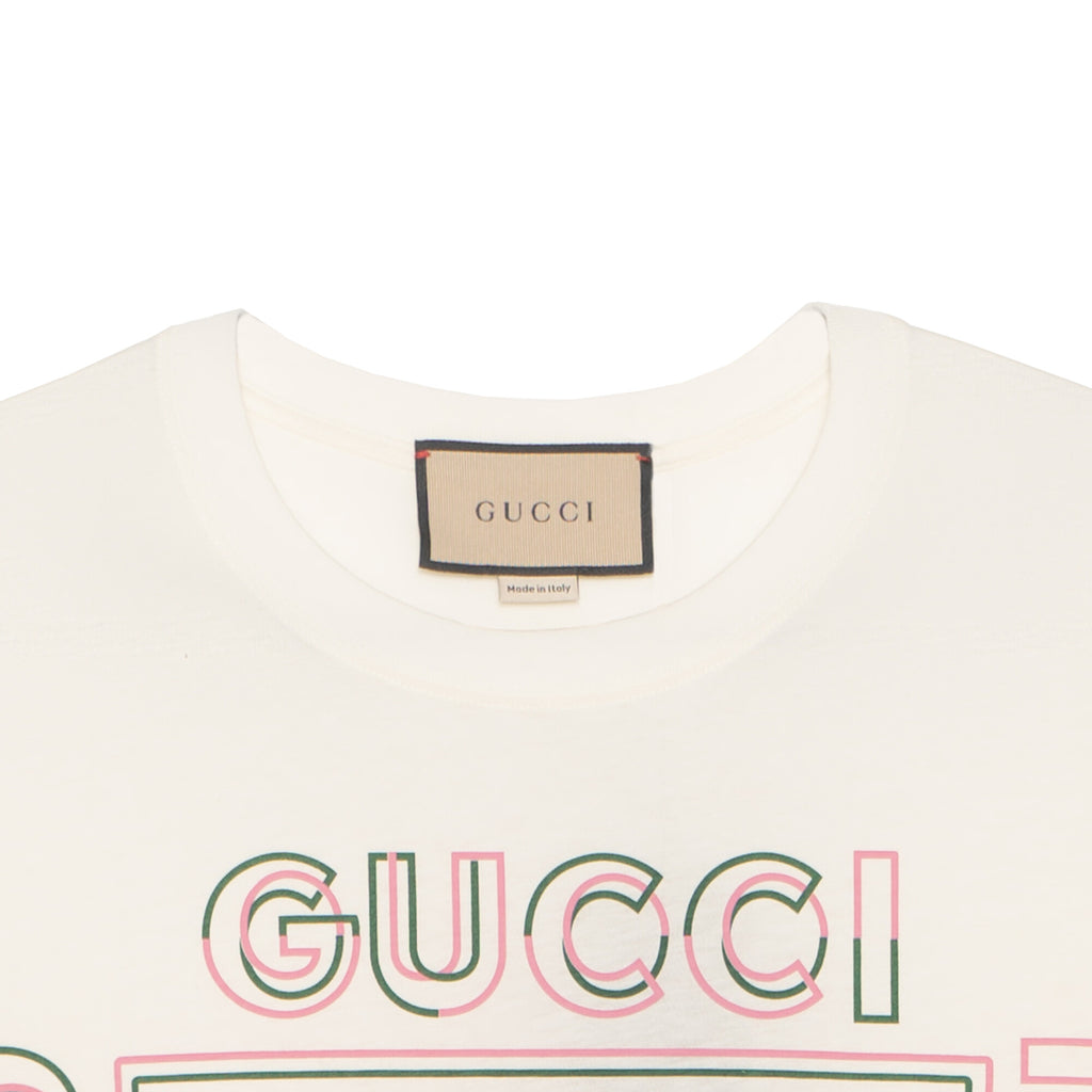 GUCCI Kaos Logo Seri Huruf, Unisex, COD '"    '"  G-28