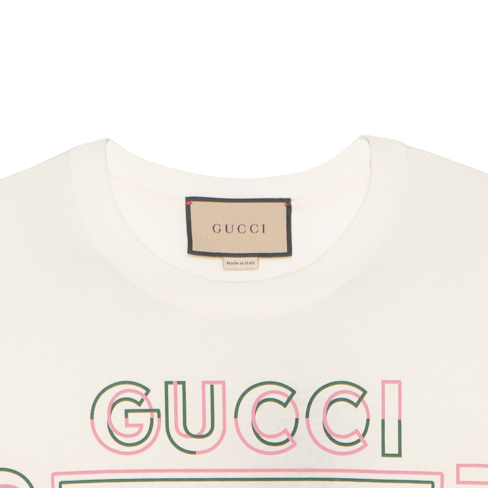 GUCCI Kaos Logo Seri Huruf, Unisex, COD '"    '"  G-28