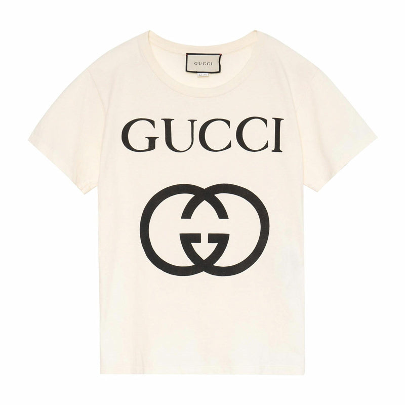 GUCCI Kaos Logo Seri Huruf, Unisex, COD '"    '"  G-09