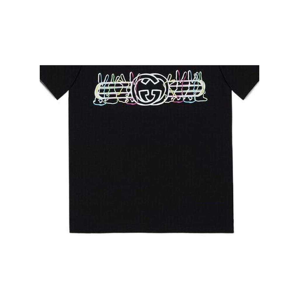 GUCCI Kaos Logo Seri Huruf, Unisex, COD '"    '"  G-43