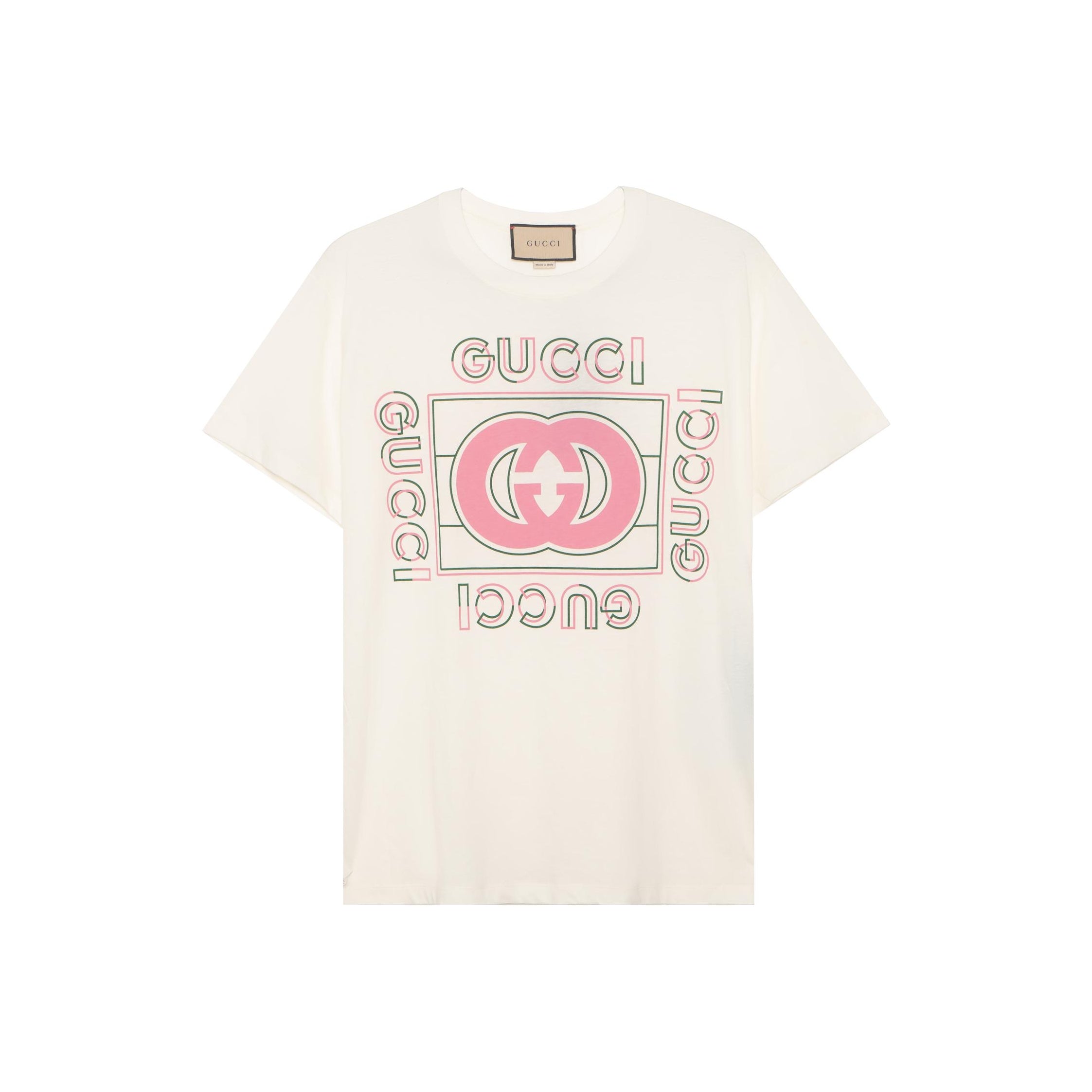 GUCCI Kaos Logo Seri Huruf, Unisex, COD '"    '"  G-28