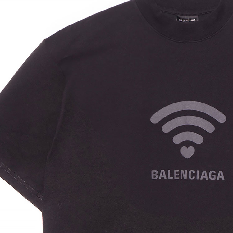 Kaos Pendek Balenciaga dengan Motif Gambar/Cetak, Cocok untuk Pria dan Wanita -BL-26